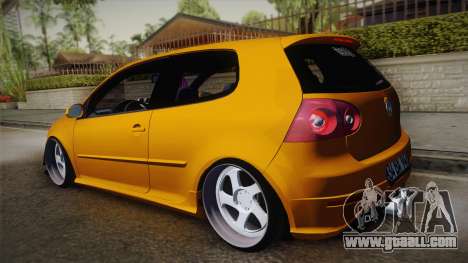 Volkswagen Golf 5 Stance for GTA San Andreas