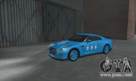 Nissan GTR Egoist 2011 (the Flag of the Kazakh k for GTA San Andreas