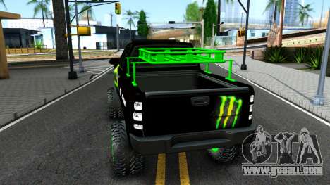 Chevrolet Silverado Monster Energy V2 for GTA San Andreas