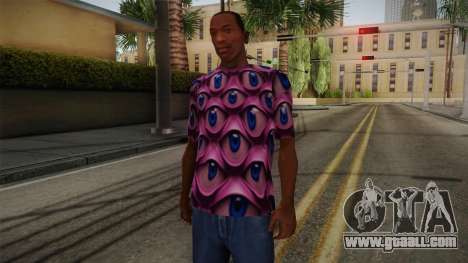 Psychedelic T-Shirt for GTA San Andreas