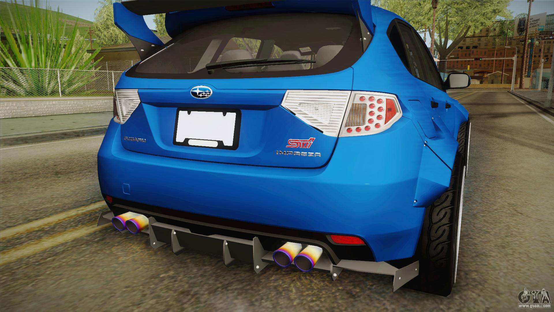 Subaru Impreza WRX STI Rocket Bunny for GTA San Andreas