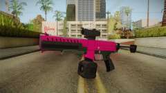GTA 5 Combat PDW Pink for GTA San Andreas