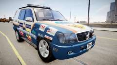 Toyota Land Cruiser GINAF Dakar Service Car for GTA 4