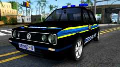 Volkswagen Golf Black South African Police for GTA San Andreas