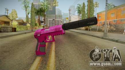 GTA 5 Combat Pistol Pink for GTA San Andreas