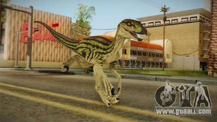 Primal Carnage Velociraptor Ivy Striped for GTA San Andreas