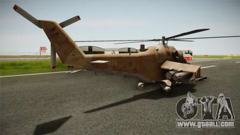 CoD Series - Mi-24D Hind Desert for GTA San Andreas