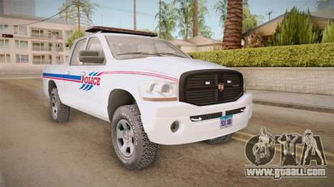 Dodge Ram 2008 Union Pacific Railroad PD for GTA San Andreas