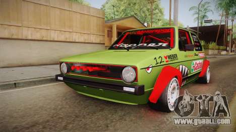 Volkswagen Golf Mk1 GTI 16v ITB v1.0 for GTA San Andreas