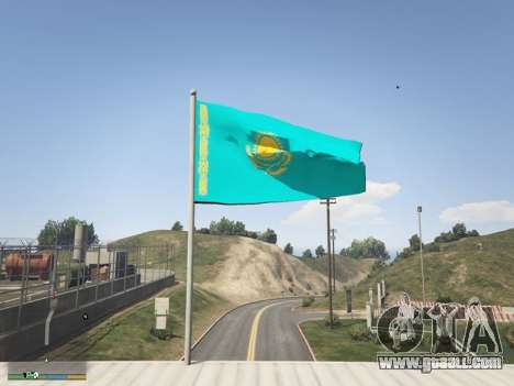 GTA 5 The Flag Of Kazakhstan