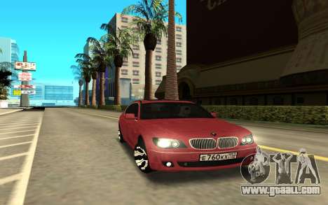 BMW 750 for GTA San Andreas