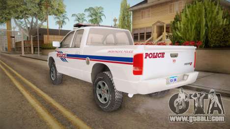 Dodge Ram 2008 Union Pacific Railroad PD for GTA San Andreas