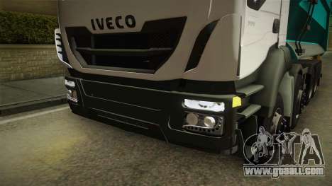 Iveco Trakker Hi-Land Dumper 8x4 v3.0 for GTA San Andreas