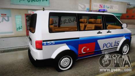 Volkswagen Transporter Turkish Police for GTA San Andreas