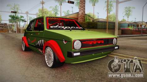 Volkswagen Golf Mk1 GTI 16v ITB v1.0 for GTA San Andreas