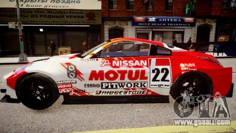 Nissan 350Z JGTC Motul Pitwork for GTA 4