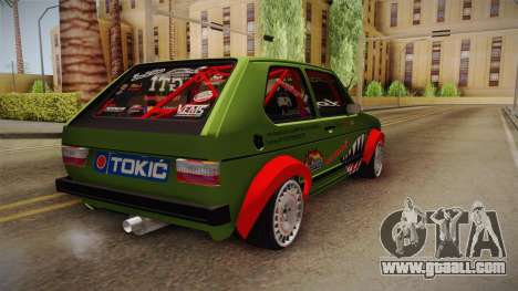 Volkswagen Golf Mk1 GTI 16v ITB v1.0 for GTA San Andreas