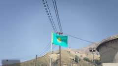 The Flag Of Kazakhstan for GTA 5