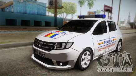 Dacia Sandero 2016 Romanian Police for GTA San Andreas