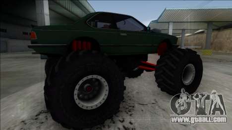 1984 BMW M6 E24 Monster Truck for GTA San Andreas