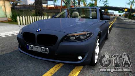 BMW 520d F10 2012 for GTA San Andreas