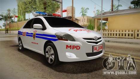 Toyota Vios Philippine Police for GTA San Andreas