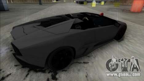2009 Lamborghini Reventon Roadster FBI for GTA San Andreas