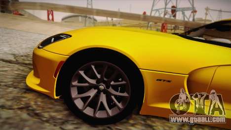 Dodge Viper SRT 2013 for GTA San Andreas