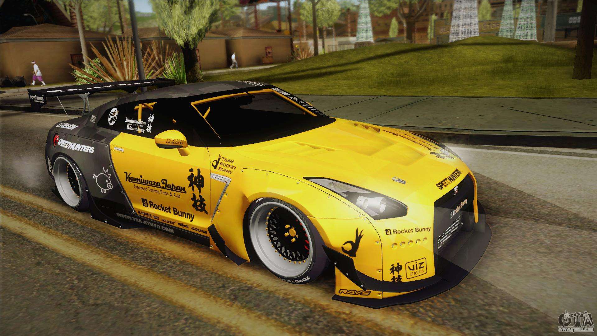 Машины гта 2023. Nissan GTR Rocket Bunny. GTR Rocket Bunny v1. Nissan gt-r Rocket Bunny. GTA sa r34 gt-r.