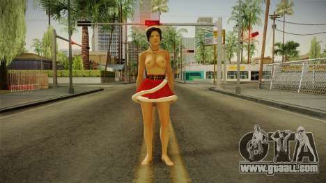 Lara 2013 Xmas Topless for GTA San Andreas