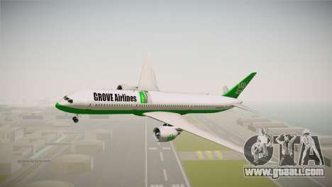 Boeing 787 Grove Airlines for GTA San Andreas