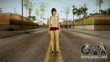 Tifa Lockhart Short Red Skirt v1 for GTA San Andreas