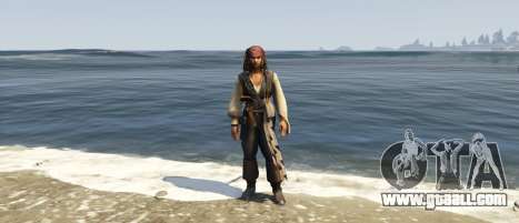 GTA 5 Captain Jack Sparrow 1.0