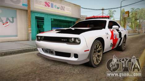 Dodge Challenger Hellcat 2012 PMSP for GTA San Andreas