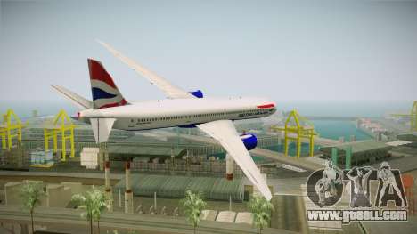 Boeing 787 British Airways for GTA San Andreas