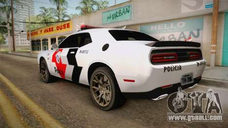 Dodge Challenger Hellcat 2012 PMSP for GTA San Andreas