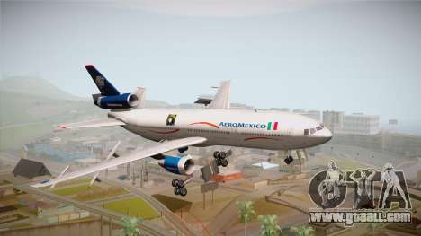 McDonnell-Douglas DC-10 Aeromexico for GTA San Andreas