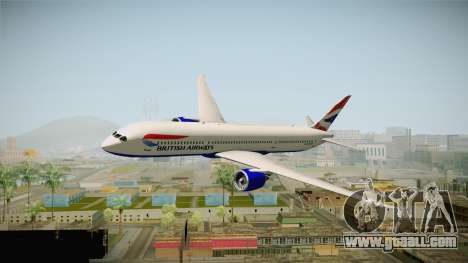 Boeing 787 British Airways for GTA San Andreas