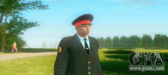 Police captain Russia in his tunic for GTA San Andreas