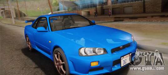 Nissan Skyline GT-R R34 Mk.X for GTA San Andreas