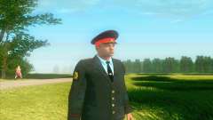 Police captain Russia in his tunic for GTA San Andreas