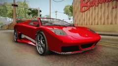 GTA 5 Pegassi Infernus Cabrio for GTA San Andreas