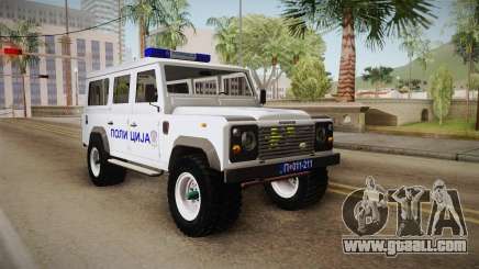 Land Rover Defender 110 Police for GTA San Andreas