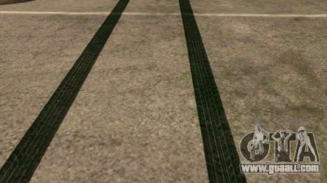 New tire tracks for GTA San Andreas