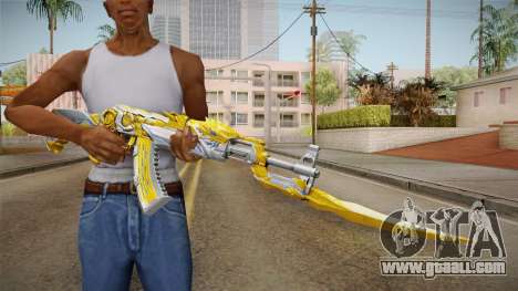 Cross Fire - AK-47 Beast Noble Gold v2 for GTA San Andreas