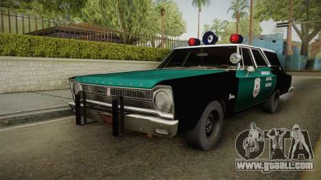 Plymouth Belvedere Station Wagon 1965 NYPD for GTA San Andreas