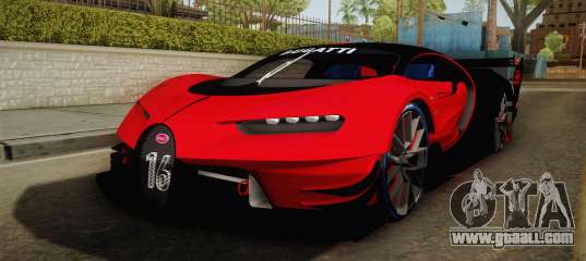 Bugatti Vision Gt For Gta San Andreas