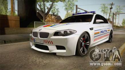 BMW M5 F10 Romanian Police for GTA San Andreas