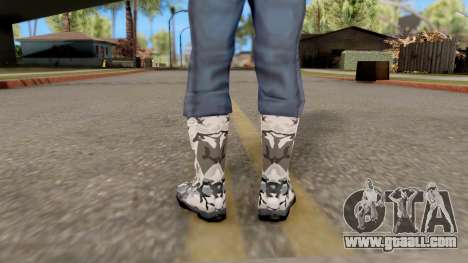 Boots "Winter Camo" for GTA San Andreas