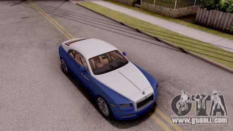 Rolls-Royce Wraith v2 for GTA San Andreas